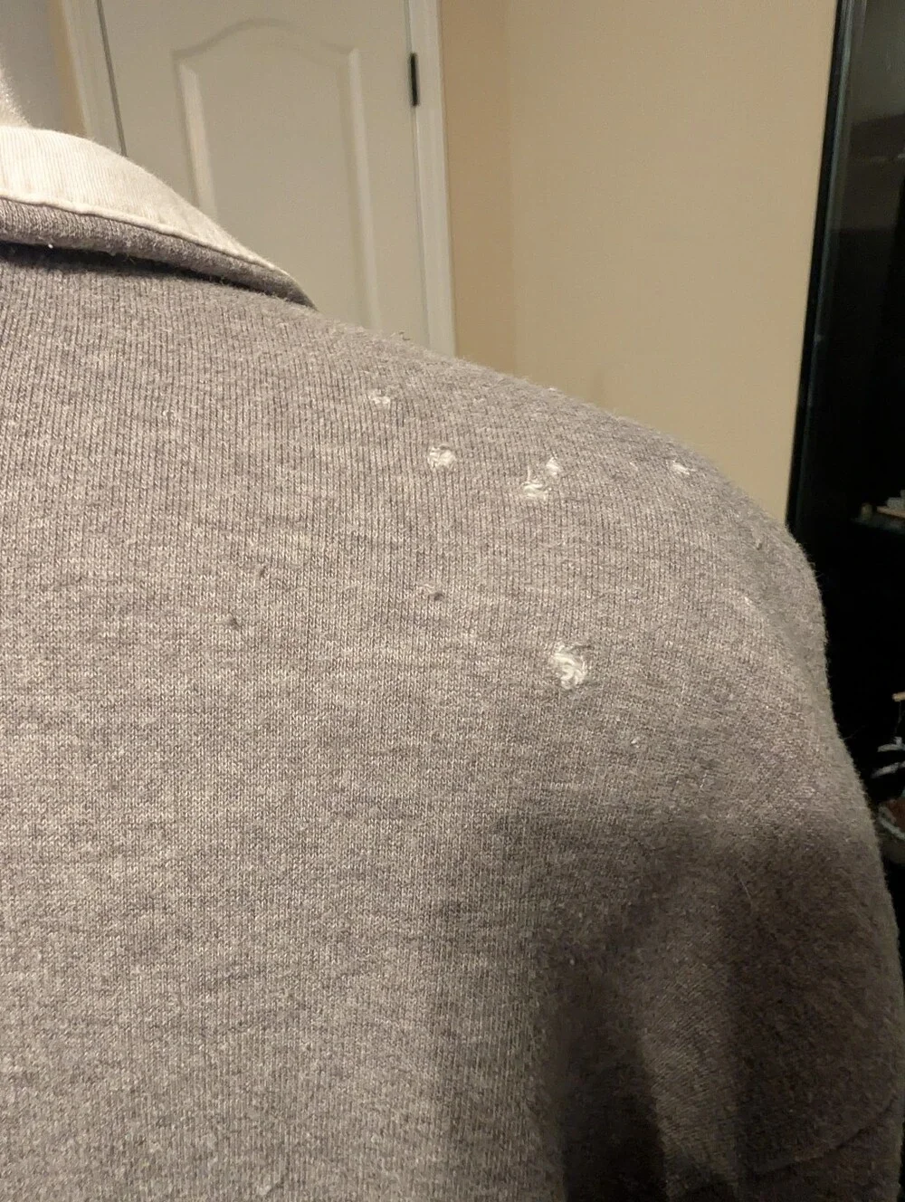 Calvin Klein Soft Touch Fleece Gray Zip-Up Jacket - Picture 10 of 14
